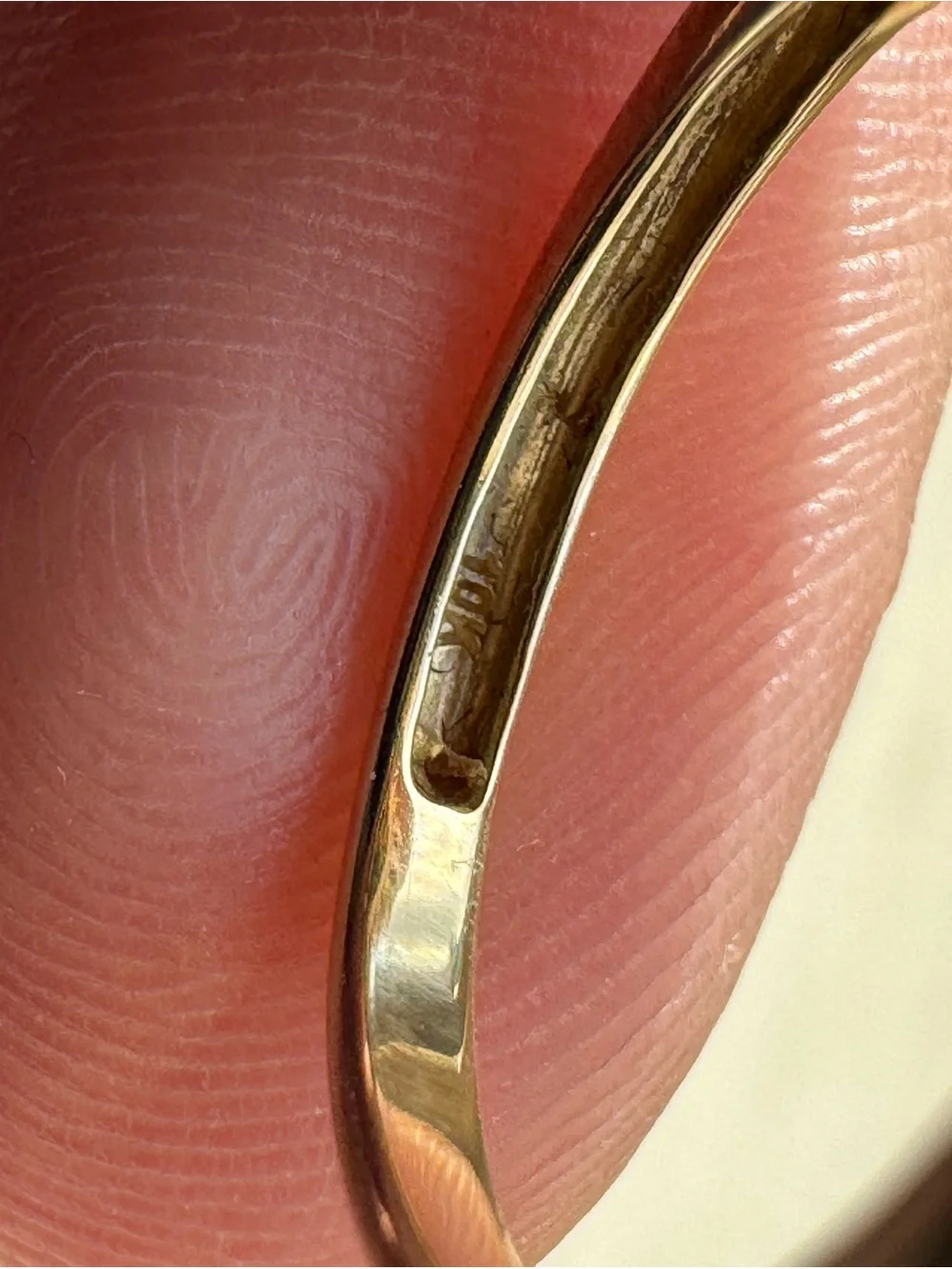 Natural emerald, diamonds and 10K solid yellow gold ring - Picture 12 of 15